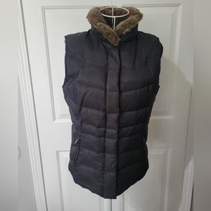 Eddie Bauer goose down fitted puffer vest